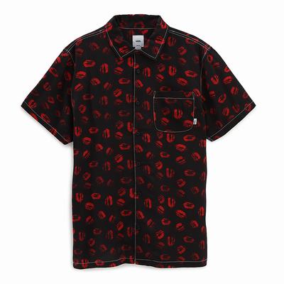 Men's Vans Anaheim Archive Shirts Black | USA03872