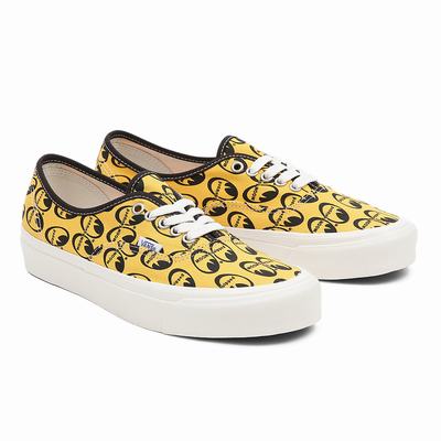 Men's Vans Anaheim Factory Authentic 44 DX Sneakers Yellow | USA29475