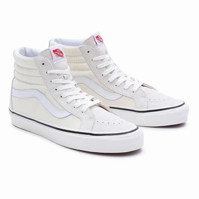 Men's Vans Anaheim Factory Sk8-Hi 38 DX Sneakers White | USA62135