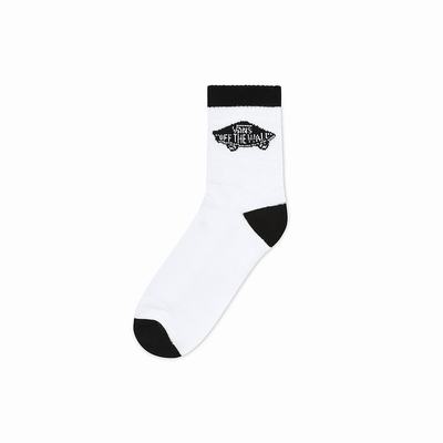 Men's Vans Art Half Crew 9.5-13 (1 pair) Socks White | USA90725