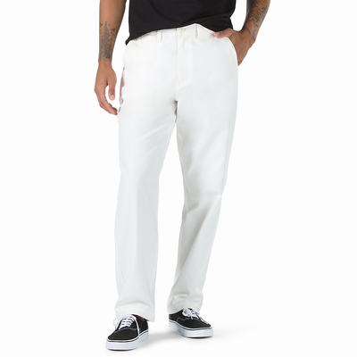 Men's Vans Authentic Chino Pants White | USA60537