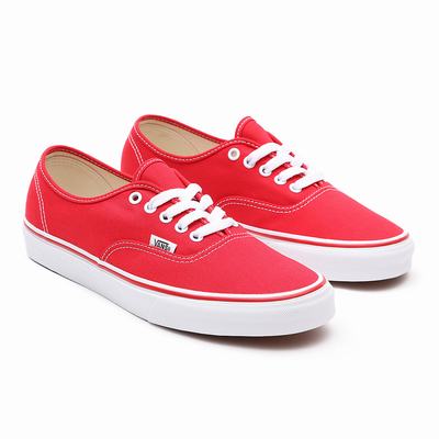 Men's Vans Authentic Sneakers Red | USA36201