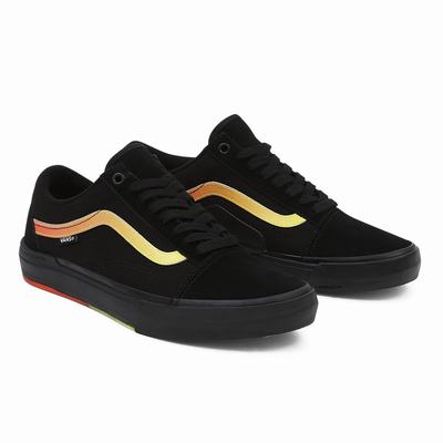 Men's Vans BMX Old Skool Sneakers Black / Orange | USA27538