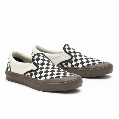 Men's Vans BMX Slip On Shoes Black | USA83257