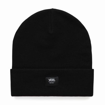 Men's Vans Breakin Curfew Beanie Black | USA54329