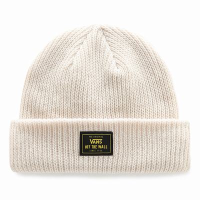 Men's Vans Bruckner Cuff Beanie Beige | USA52734