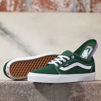 Men's Vans Chukka Low Sidestripe Sneakers Green | USA57190