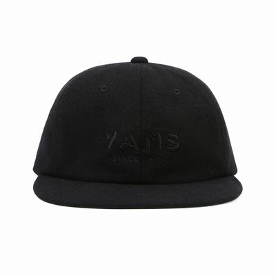 Men's Vans Clark Vintage Unstructured Hats Black | USA07125