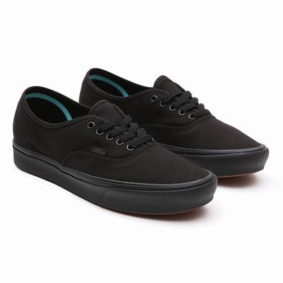 Men's Vans Classic ComfyCush Authentic Sneakers Black | USA28390