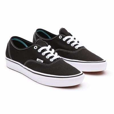 Men's Vans Classic ComfyCush Authentic Sneakers Black | USA42107