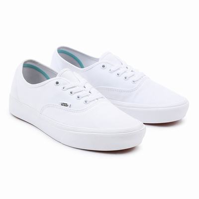 Men's Vans Classic ComfyCush Authentic Sneakers White | USA86123