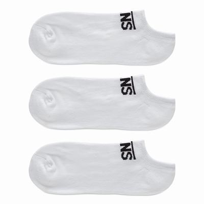 Men's Vans Classic Kick (3 Pair PK) Socks White | USA74903