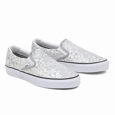 Men's Vans Classic Slip On Shoes Grey | USA37680