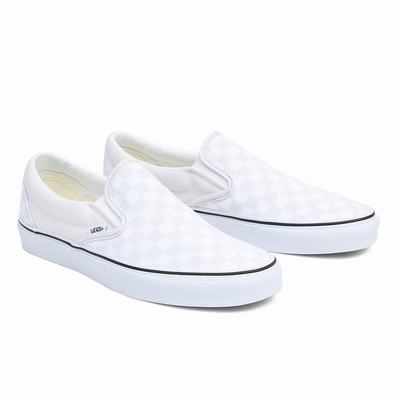 Men's Vans Classic Slip On Shoes White | USA71032