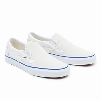 Men's Vans Classic Slip On Shoes White | USA80459