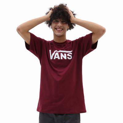 Men's Vans Classic T Shirts Red | USA79658