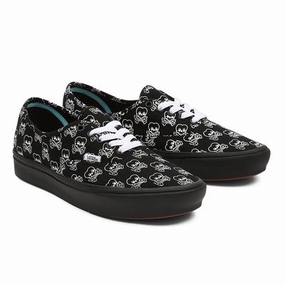 Men's Vans Coldhearted ComfyCush Authentic Sneakers Black | USA54230