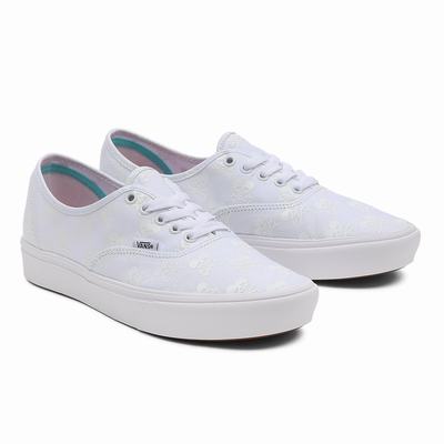 Men's Vans Coldhearted ComfyCush Authentic Sneakers White | USA65320