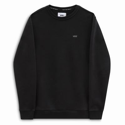 Men's Vans ComfyCush Crew Sweatshirts Black | USA16943