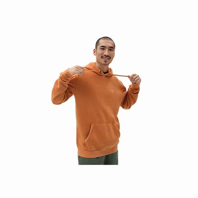 Men's Vans ComfyCush Wash Hoodie Orange | USA96487