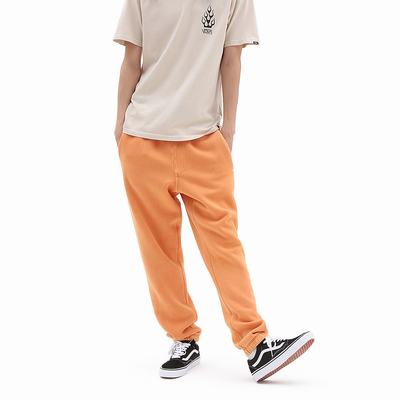 Men's Vans ComfyCush Wash Sweatpants Orange | USA93285