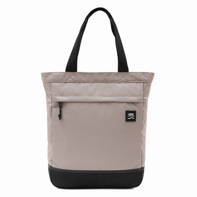 Men's Vans Construct DX Tote Bags Beige | USA76530