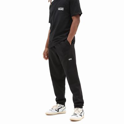 Men's Vans Core Basic Fleece Sweatpants Black | USA96147