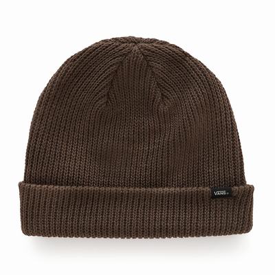 Men's Vans Core Basics Beanie Brown | USA89452