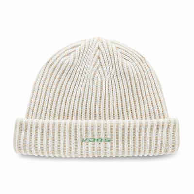 Men's Vans Crafton Cuff Beanie White | USA10742