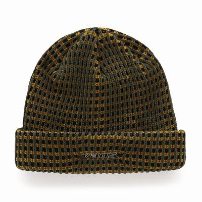 Men's Vans Crafton Cuff Beanie Yellow / Orange | USA98327