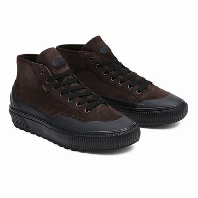 Men's Vans Destruct Mid MTE-1 Sneakers Brown | USA37194