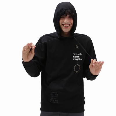 Men's Vans Divine Energy Hoodie Black | USA17069