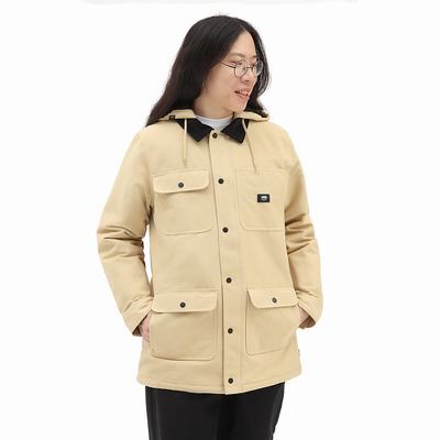 Men's Vans Drill Chore Long MTE-1 Coats Beige | USA56342