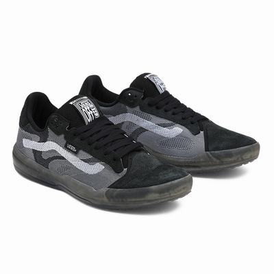 Men's Vans EVDNT UltimateWaffle Sneakers Black / Grey | USA56839