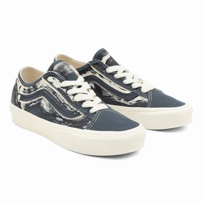 Men's Vans Eco Theory Old Skool Tapered Sneakers Blue | USA80453