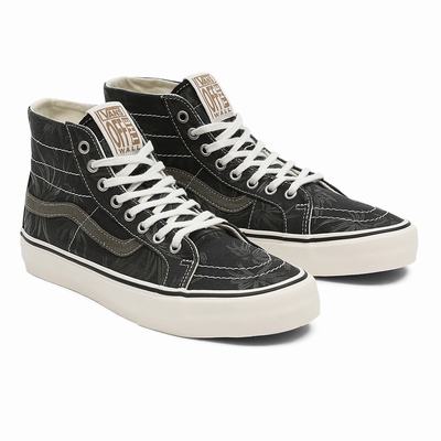 Men's Vans Eco Theory SK8-Hi 38 Decon SF Sneakers Black | USA46279