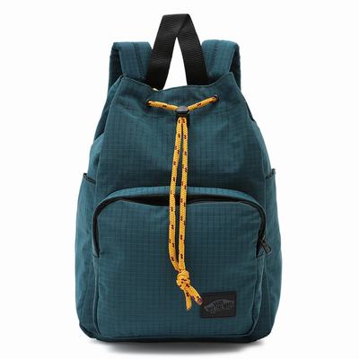 Men's Vans Going Places Backpacks Blue | USA42816