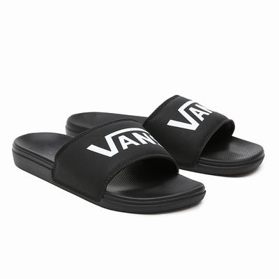 Men's Vans La Costa Slides Black | USA09341