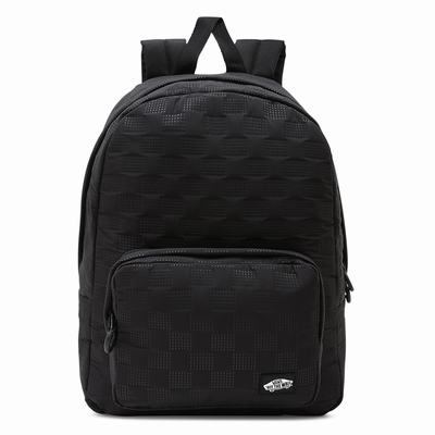 Men's Vans Long Haul II Backpacks Black | USA67520