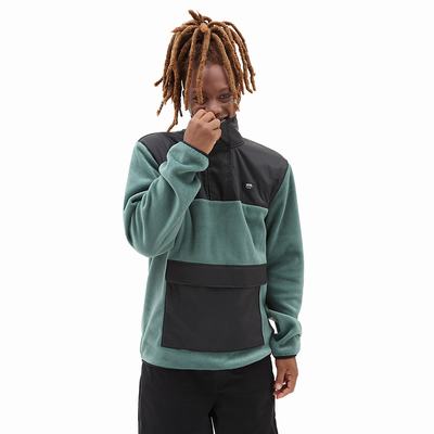 Men's Vans Mammoth Pullover Green | USA83715