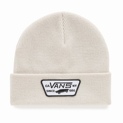 Men's Vans Milford Beanie Beige | USA01896