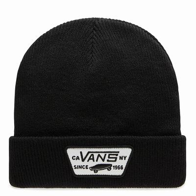 Men's Vans Milford Beanie Black | USA17640