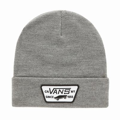 Men's Vans Milford Beanie Grey | USA57123