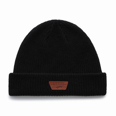 Men's Vans Mini Full Patch Beanie Black | USA24970