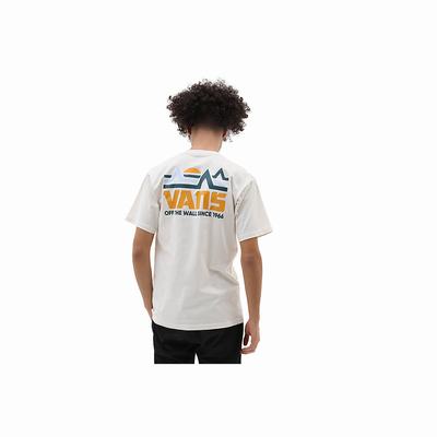 Men's Vans Mt. Vans T Shirts White | USA92013