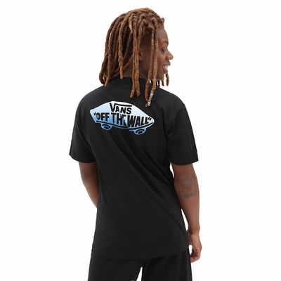 Men's Vans OTW Classic Back T Shirts Black | USA23845