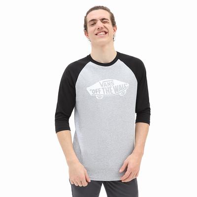 Men's Vans OTW Raglan T Shirts Grey | USA25913