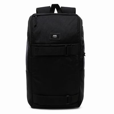 Men's Vans Obstacle Skatepack Backpacks Black | USA04372