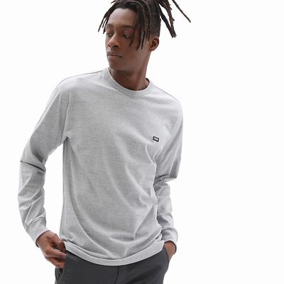 Men's Vans Off The Wall Classic Long Sleeve T Shirts Grey | USA12396