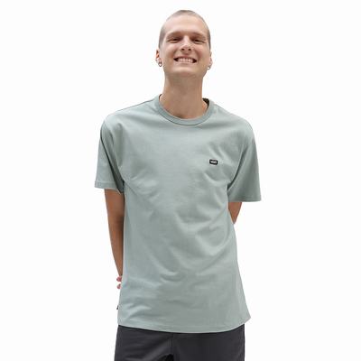 Men's Vans Off The Wall Classic T Shirts Green | USA23918